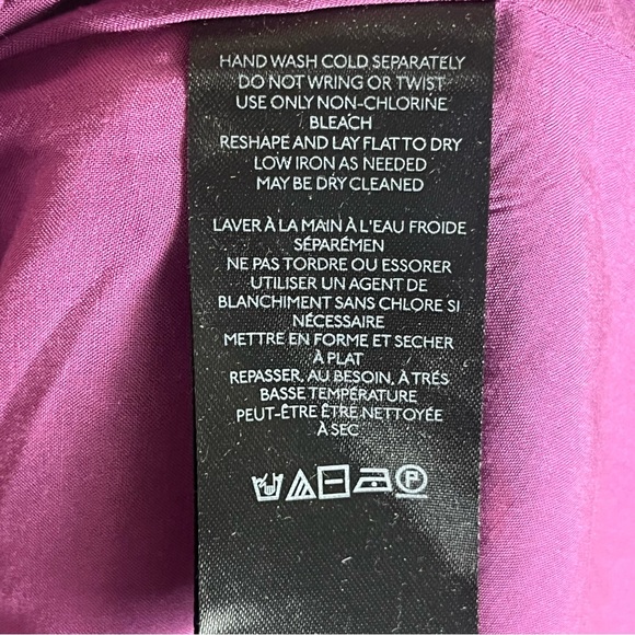 Nina Pace for Anthropologie Velvet Burnout Maxi Skirt Purple Red Floral Size S - Picture 13 of 14